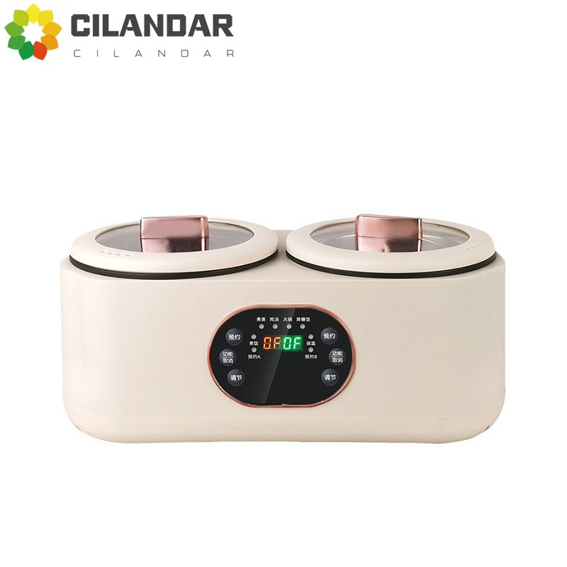 Smart Pot - ダブル胆嚢電気炊飯器多機能全自動インテリジェントホットポット蒸し器