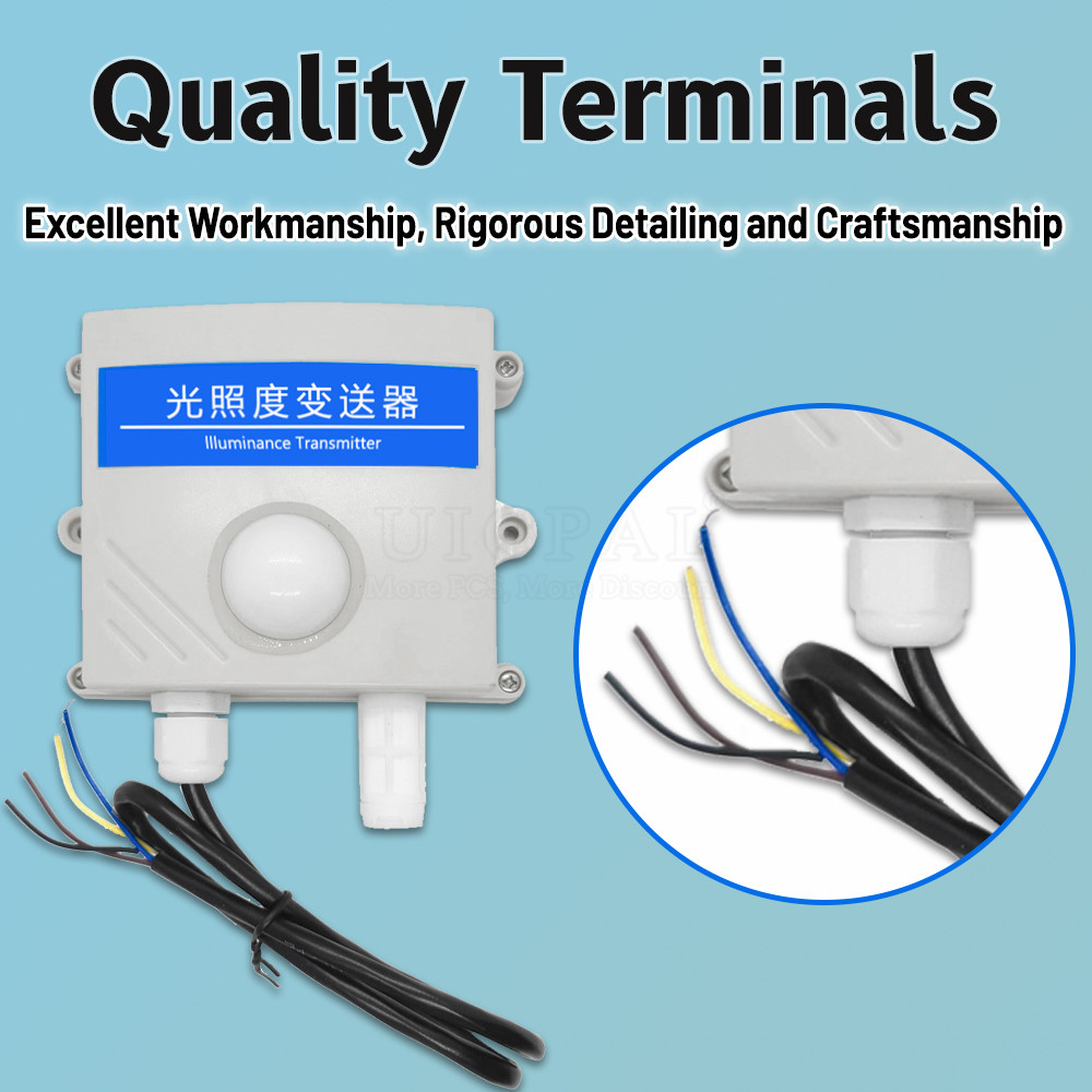 Plant Sensor - 0-5V 0-10V 照度センサー RS485 出力アナログ 4-20mA