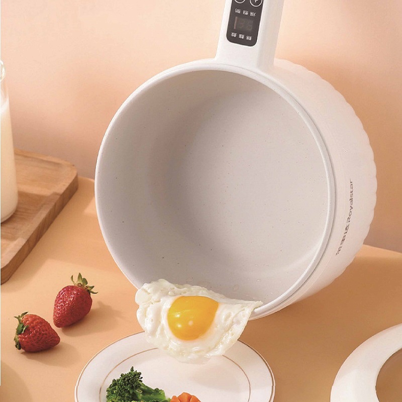 Smart Pot - 220V 多機能電気調理鍋スマート予約蒸し器テフロン加工フライパン 1.6L 電気鍋自動断熱