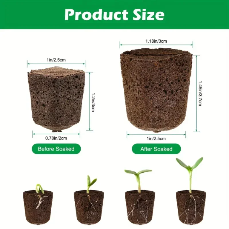 Indoor Garden Kit - 水耕栽培室内庭園システム用苗スタータースポンジキット、成長スポンジと種子ポッド付きで根の代わりに使用可能