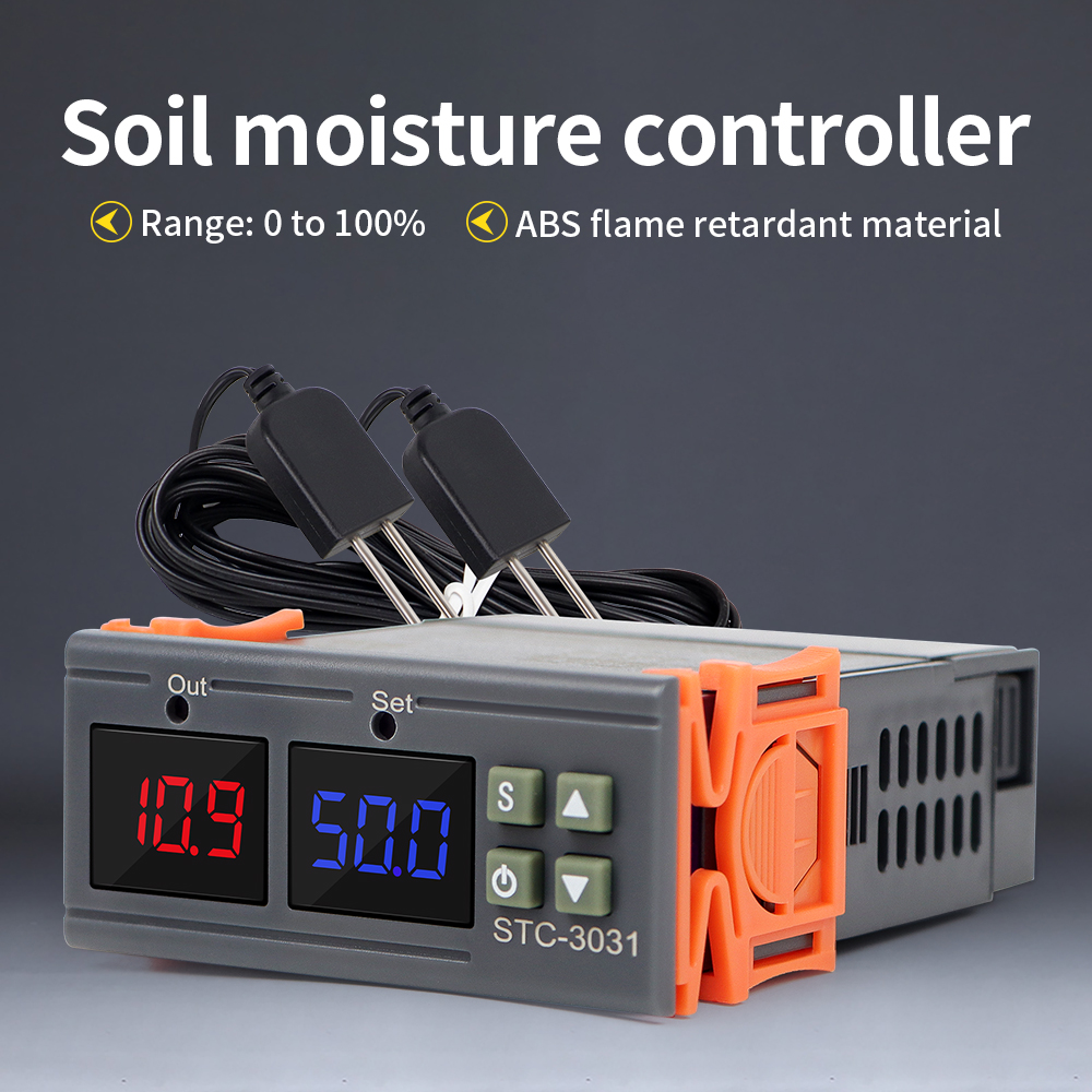 Plant Monitor - 庭の土壌水分センサーモジュール、土壌水分テスター、鉢植え、220v、STC-3029、3030、3031