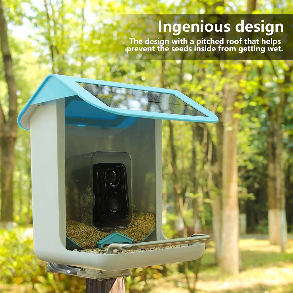 屋外野生動物用WiFiカメラ 写真・動画撮影 AIによる鳥種 - Garden Camera のレビューと価格