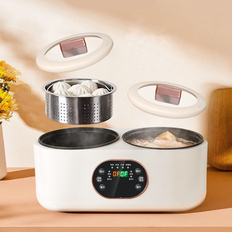 ダブル胆嚢電気炊飯器多機能全自動インテリジェントホットポット - Smart Pot のレビューと価格