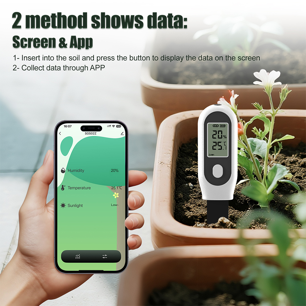 3 in 1土壌テスター Zigbeeスマート土壌センサー  - Smart Pot のレビューと価格