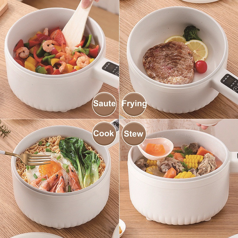 220V 多機能電気調理鍋スマート予約蒸し器テフロン加工フラ - Smart Pot のレビューと価格