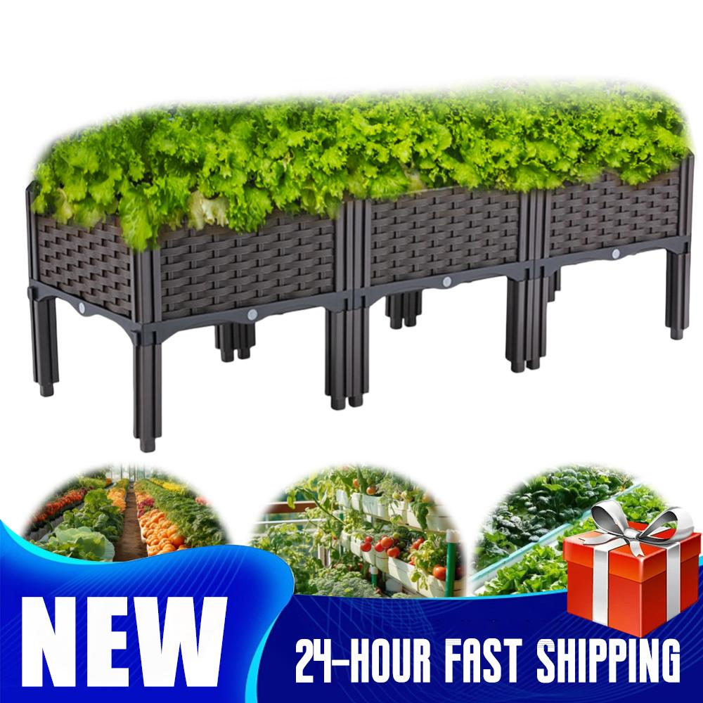 排水機能と自動給水設計を備えた高床式プランターボックス、屋外 - Self Watering Planter のレビューと価格