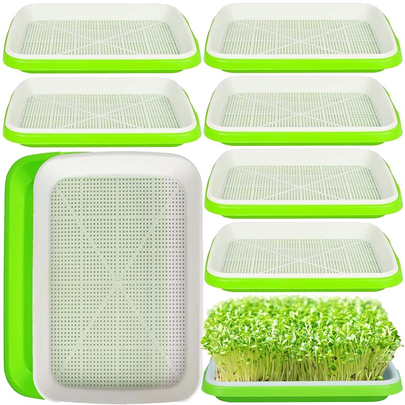 マイクログリーン発芽トレイ、二層式発芽トレイ、水耕栽培トレイ - Hydroponic Grow Pod のレビューと価格
