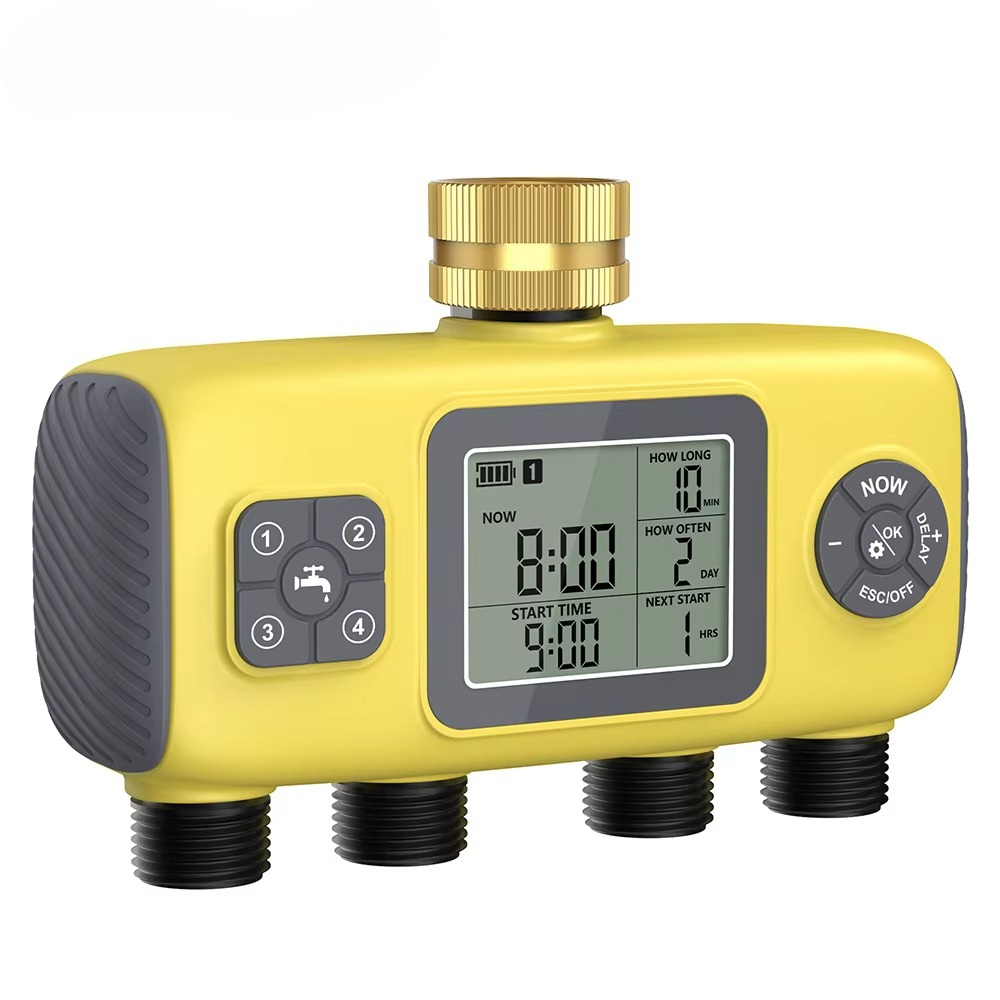工場卸売 新デザイン デジタル水タイマー ガーデン 4口 イ - Automatic Watering のレビューと価格