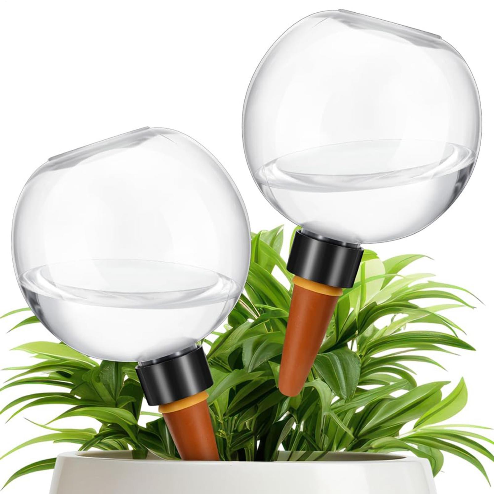 500ml自動植物散水球ガラス球プランターインサート簡単自動 - Self Watering Planter のレビューと価格