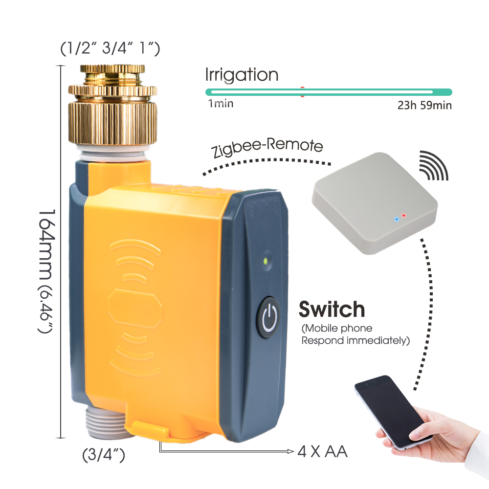 20mガーデンZigbeeタイマー、複数種類のスプリンクラー - Smart Garden System のレビューと価格